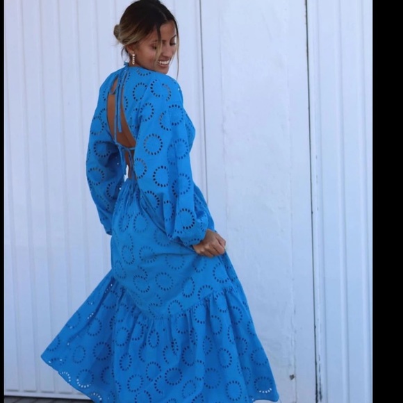 GORGEOUS ZARA Cutout Embroirdered Dress - Picture 6 of 10